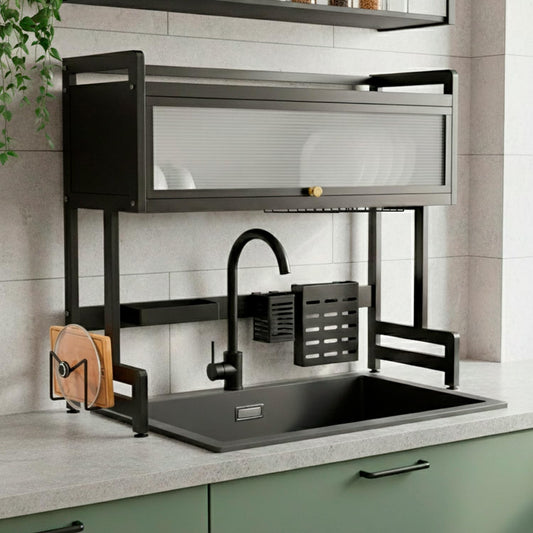 Escurridor de Platos com Almacenamiento Inteligente