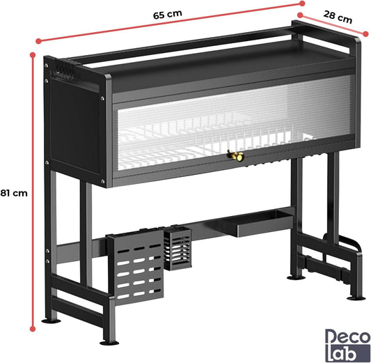 Escurridor de Platos com Almacenamiento Inteligente